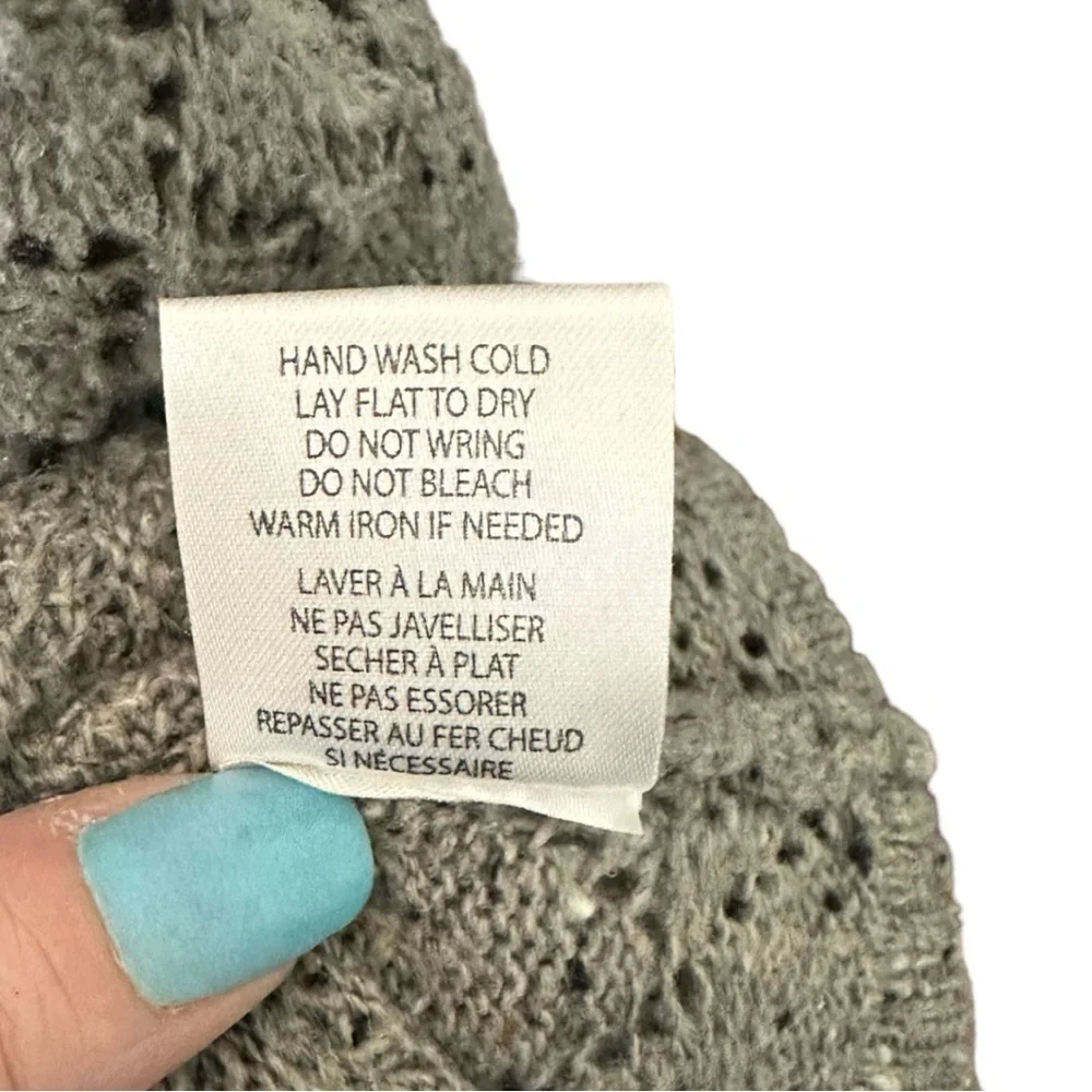 🌸Belle- Gray Knit Long Sweater- Size 3X